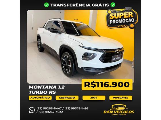 CHEVROLET MONTANA 1.2 TURBO FLEX RS AUTOMÁTICO CHEVROLET MONTANA 1.2 TURBO FLEX RS AUTOMÁTICO